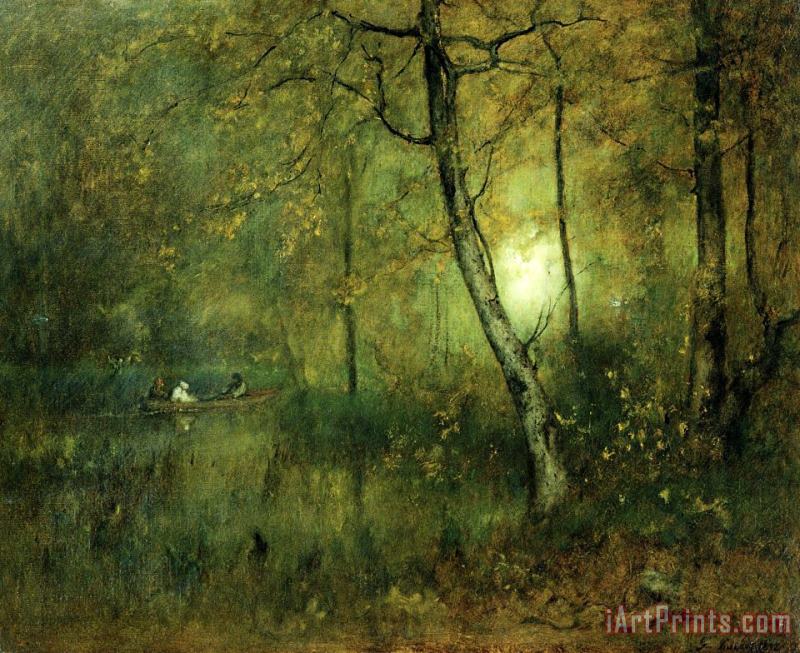 George Inness Pool in The Woods Art Painting
