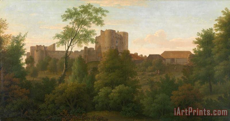 Saltwood Castle painting - George Lambert Saltwood Castle Art Print