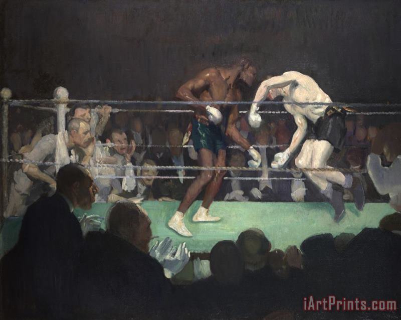 Boxing Match painting - George Luks Boxing Match Art Print