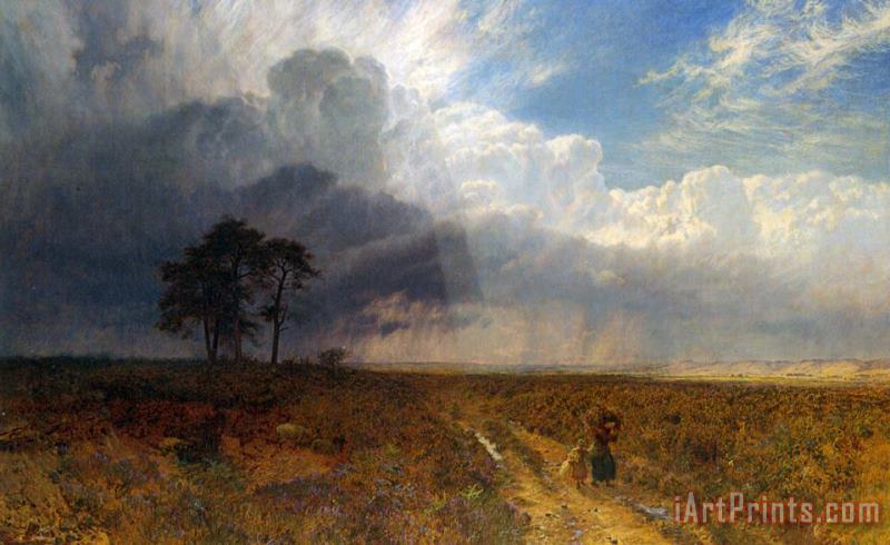 The Coming Storm painting - George Vicat Cole The Coming Storm Art Print