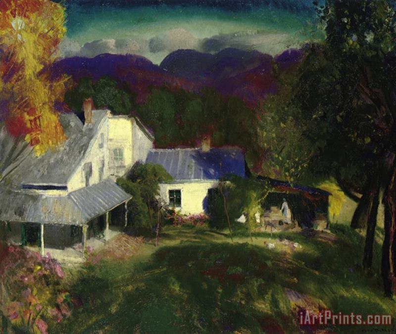 George Wesley Bellows A Mountain Farm Art Painting