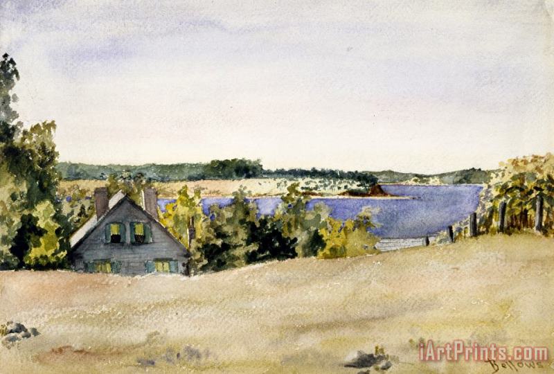 George Wesley Bellows Gardiner's Bay From Sag Harbor Art Print