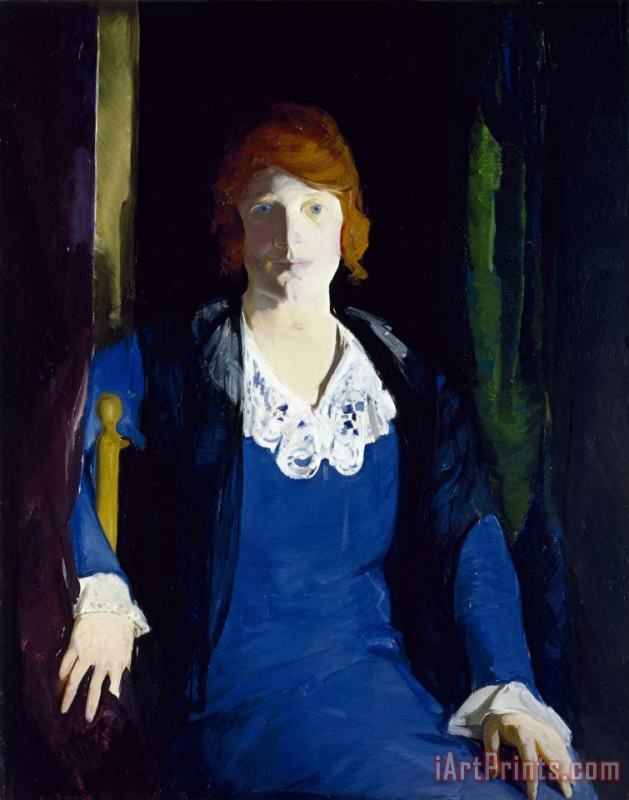 George Wesley Bellows Portrait of Florence Pierce Art Painting