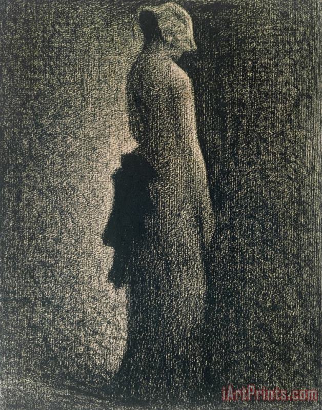Georges Pierre Seurat The Black Bow Art Painting