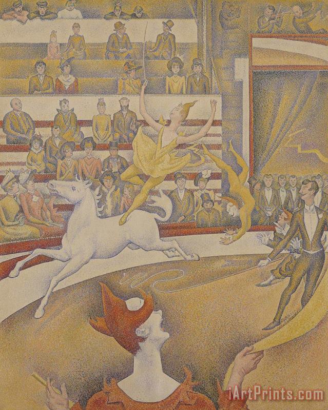 The Circus painting - Georges Pierre Seurat The Circus Art Print