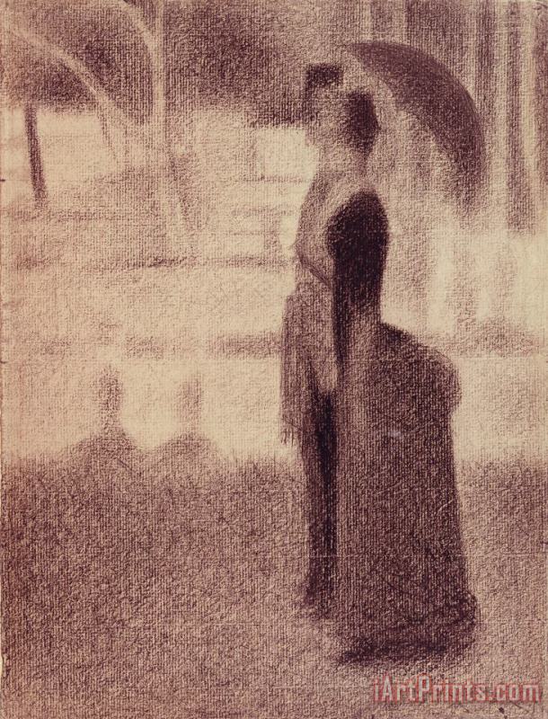 Georges Seurat Study for Sunday Afternoon on The Island of La Grande Jatte Art Print