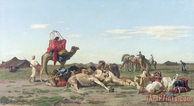 Georges Washington Nomads in the Desert Art Painting