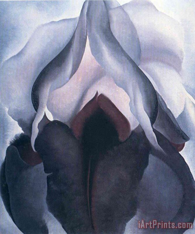 Georgia O'keeffe Black Iris 1 Art Painting