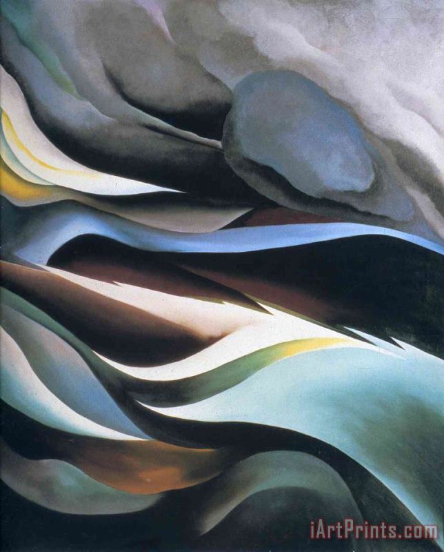 Georgia O'keeffe From The Lake Art Painting