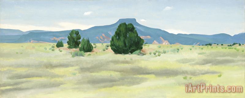 Georgia O'keeffe Ghost Ranch Landscape, Ca. 1936 Art Print