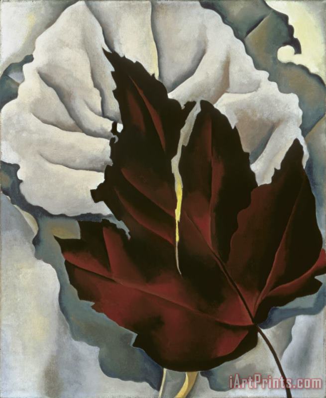 Georgia O'Keeffe Pattern of Leaves Art Painting