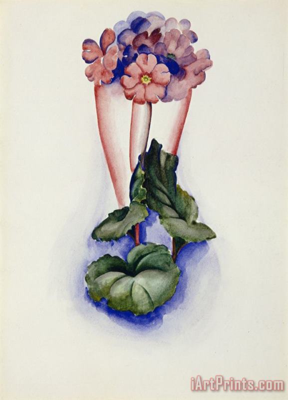 Untitled (flowers in Vase), Pre 1936 painting - Georgia O'keeffe Untitled (flowers in Vase), Pre 1936 Art Print