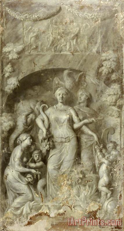 Allegory of Charity (generosity, Bounty) painting - Gerard de Lairesse Allegory of Charity (generosity, Bounty) Art Print