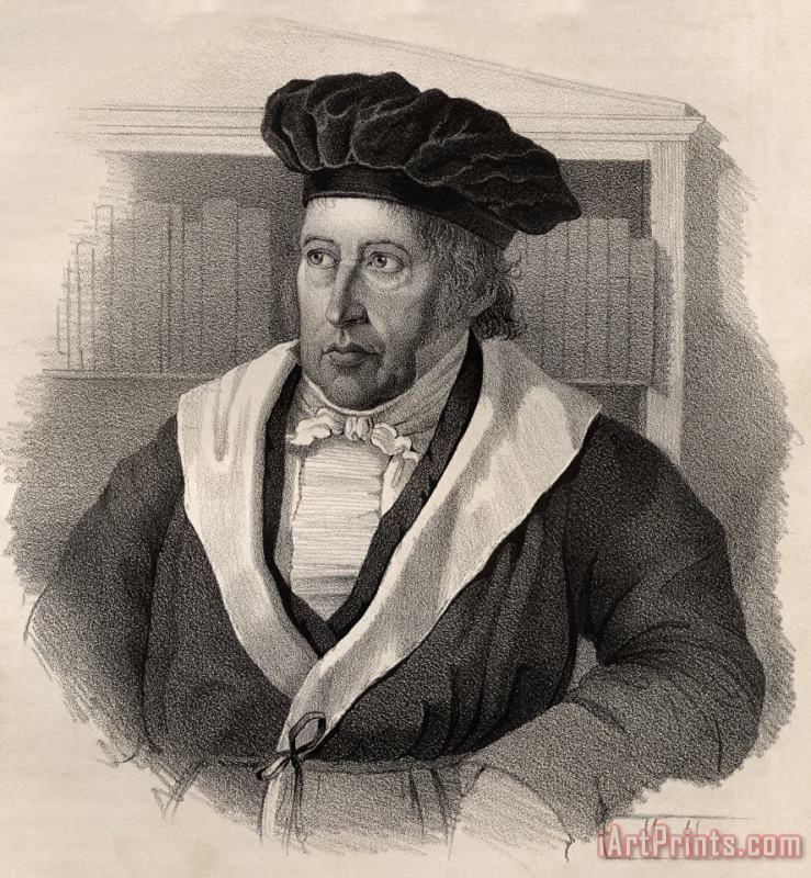 German School Georg Wilhelm Friedrich Hegel Art Print