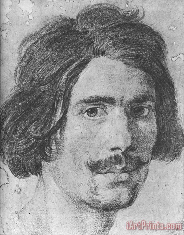 Gian Lorenzo Bernini Portrait of a Man with a Moustache (supposed Selfportrait) Art Print