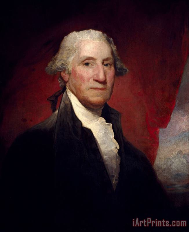 Gilbert Stuart Portrait of George Washington Art Print