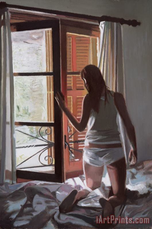 Gillian Furlong Early Morning Villa Mallorca Art Painting