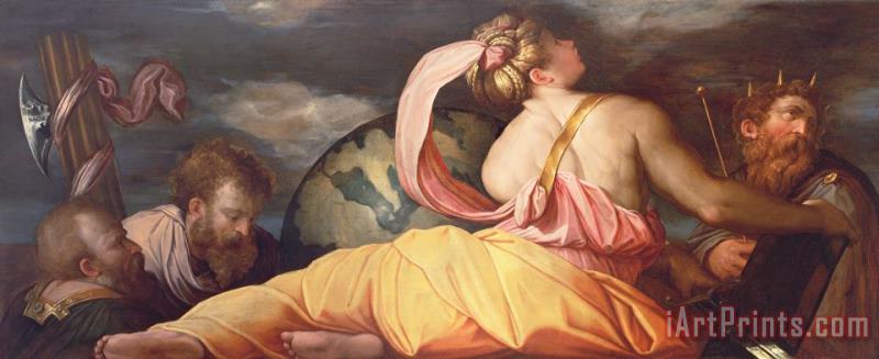 Giorgio Vasari Allegory Of Geography Art Painting