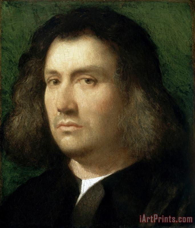 Portrait of a Man painting - Giorgione Portrait of a Man Art Print