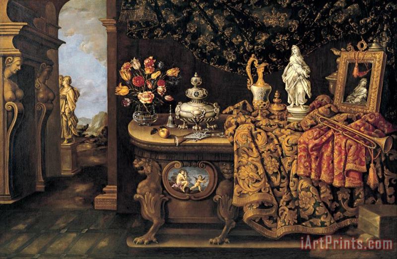 Giovanni Battista Manerius The Five Senses Art Painting
