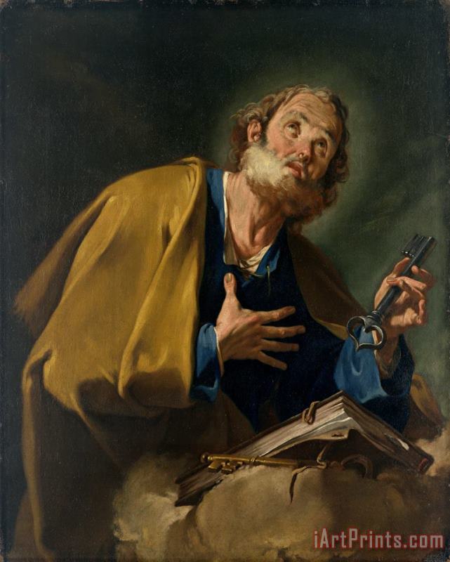 Giovanni Battista Pittoni Saint Peter Art Painting