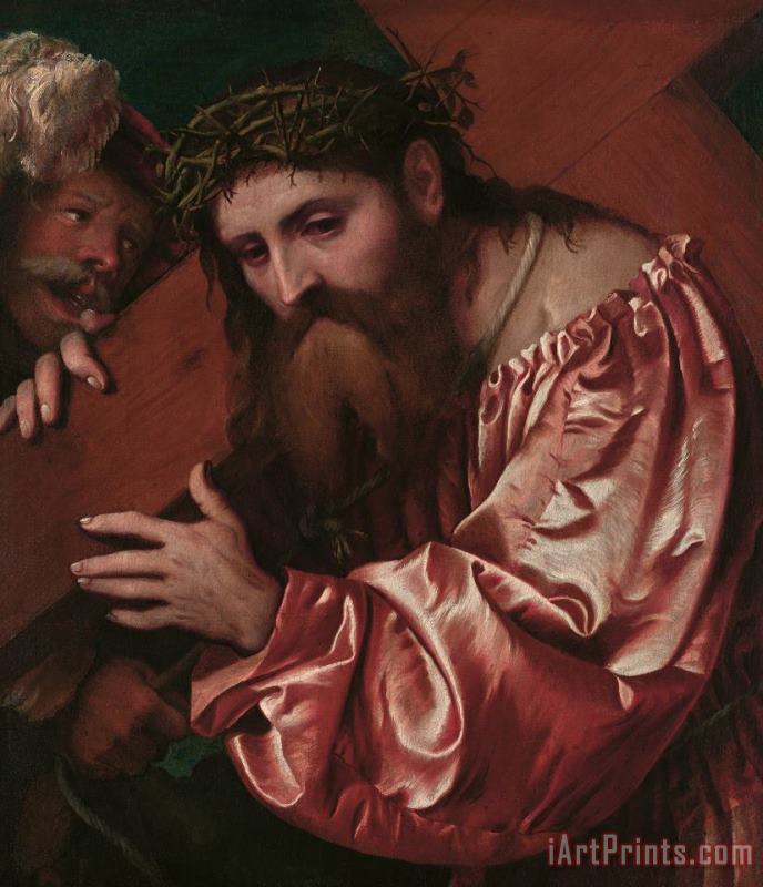 Girolamo Romanino Christ Carrying The Cross Art Painting