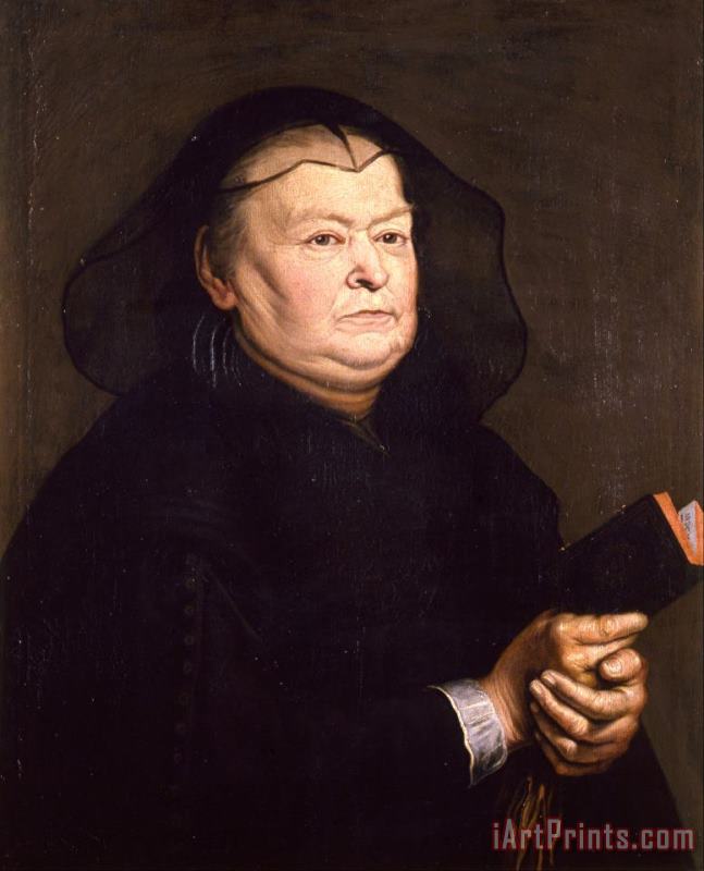 Giusto Suttermans Portrait of a Widow Art Painting