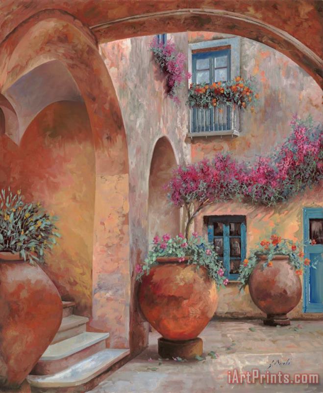 Collection 7 Le Arcate In Cortile Art Painting