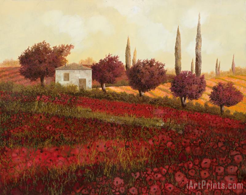 Collection 7 Papaveri In Toscana Art Painting