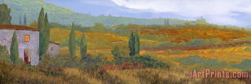 un altro pomeriggio in Toscana painting - Collection 7 un altro pomeriggio in Toscana Art Print