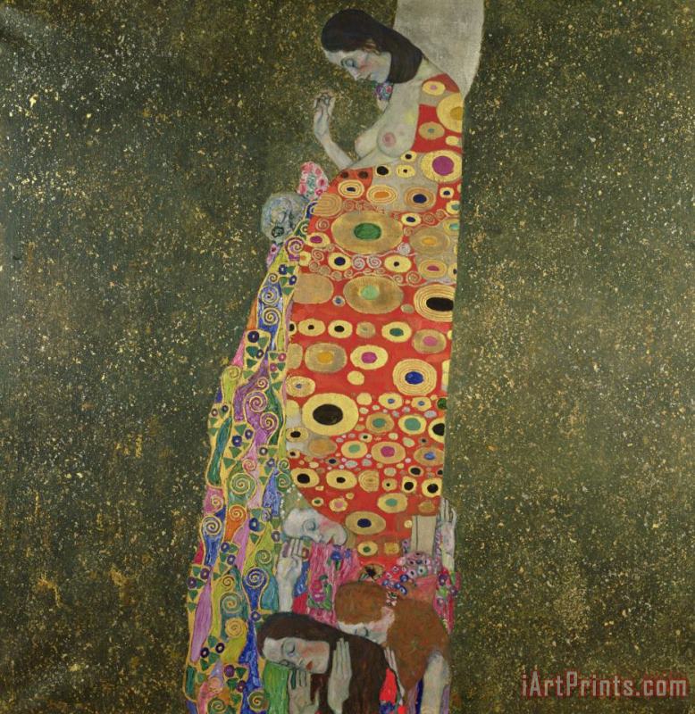 Gustav Klimt Hope II Art Painting