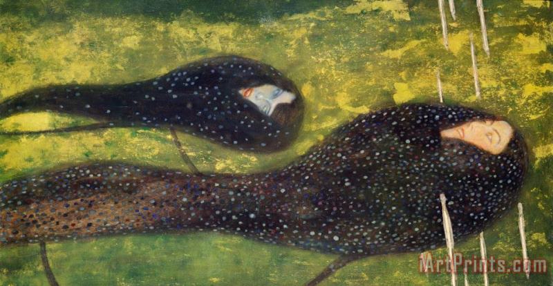 Gustav Klimt Ondine Art Painting
