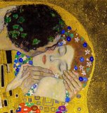 Gustav Klimt - The Kiss painting
