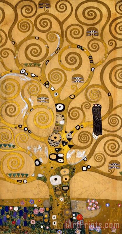 Gustav Klimt Tree Of Life Art Painting