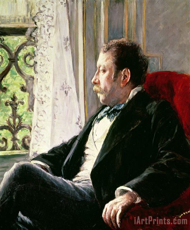 Gustave Caillebotte Portrait Of A Man Art Painting