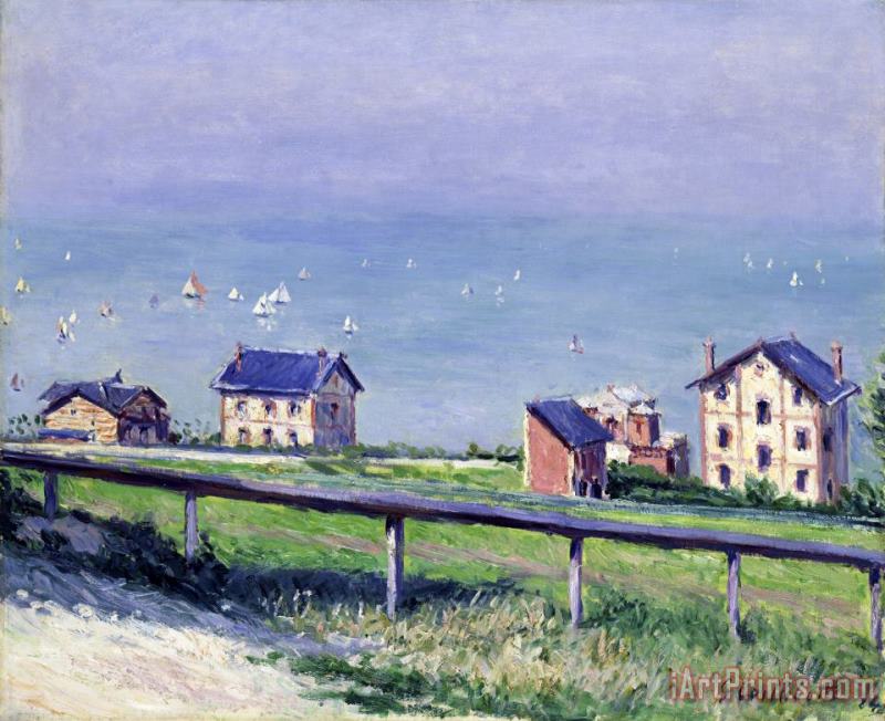 Gustave Caillebotte Regatta at Trouville Art Painting
