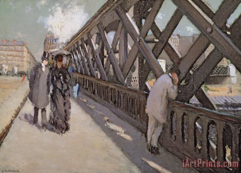Study For Le Pont De L Europe painting - Gustave Caillebotte Study For Le Pont De L Europe Art Print