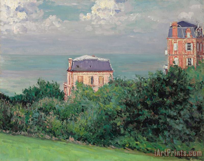 Gustave Caillebotte Villas At Villers-sur-mer Art Painting
