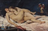 Gustave Courbet - Le Sommeil painting
