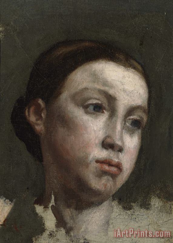 Gustave Courbet Portrait of a Young Woman (portrait De Jeune Femme) Art Painting