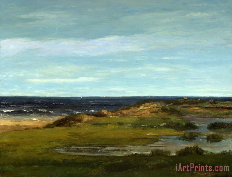 Gustave Courbet Seascape Art Painting