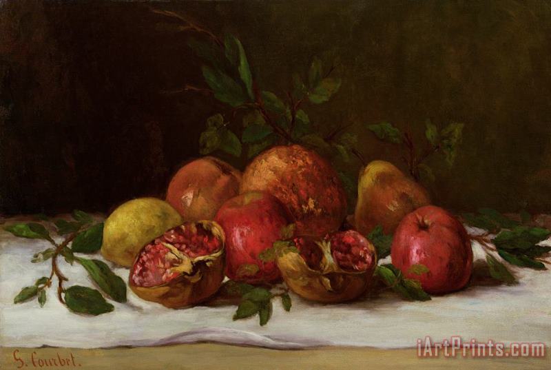 Gustave Courbet Still Life Art Painting