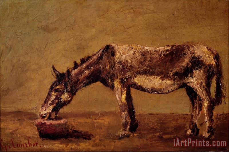 Gustave Courbet The Donkey Art Painting