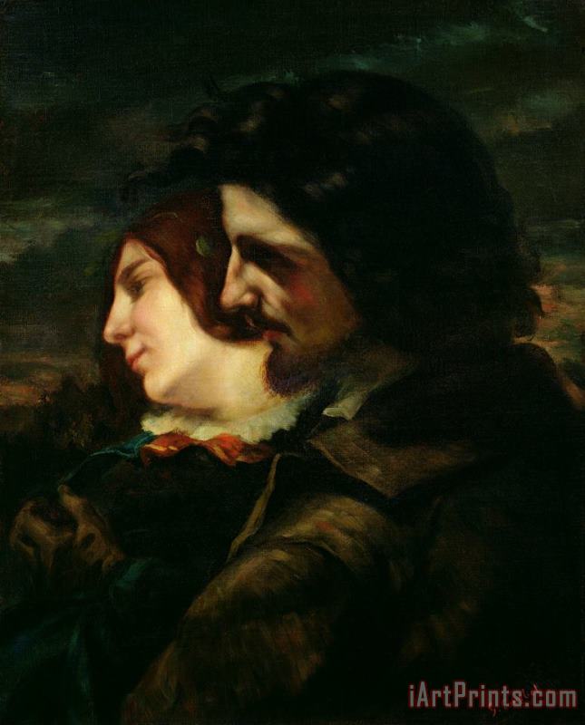The Lovers in The Countryside painting - Gustave Courbet The Lovers in The Countryside Art Print
