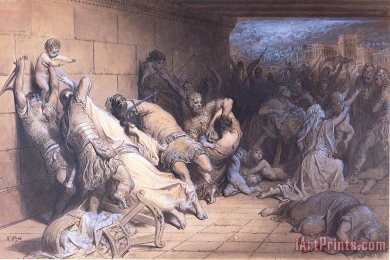 Gustave Dore The Martyrdom of The Holy Innocents Art Painting