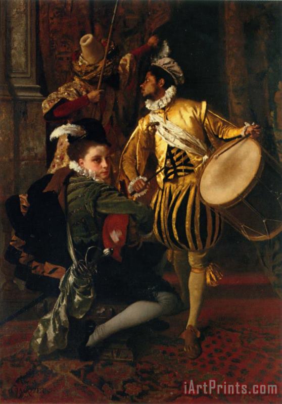 Gustave Jean Jacquet Musical Interlude Art Painting