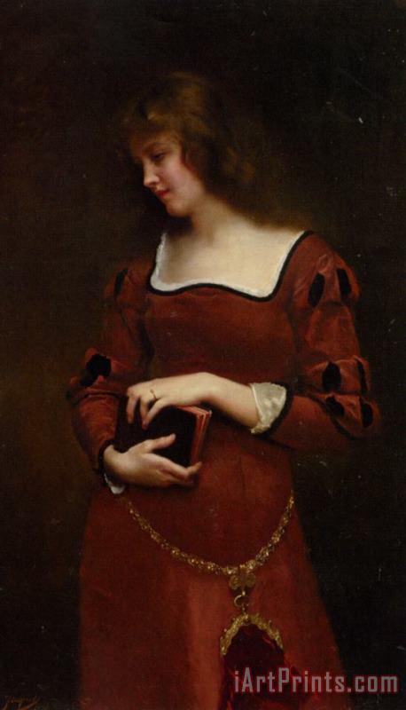 Gustave Jean Jacquet Wistful Thoughts Art Print