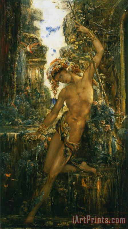 Gustave Moreau Narcissus Art Print