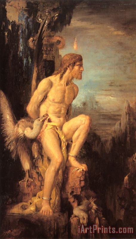 Gustave Moreau Prometheus Art Print