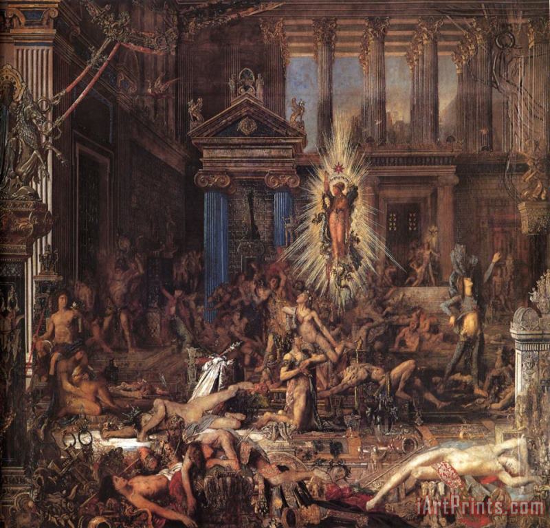 Gustave Moreau The Suitors Art Painting